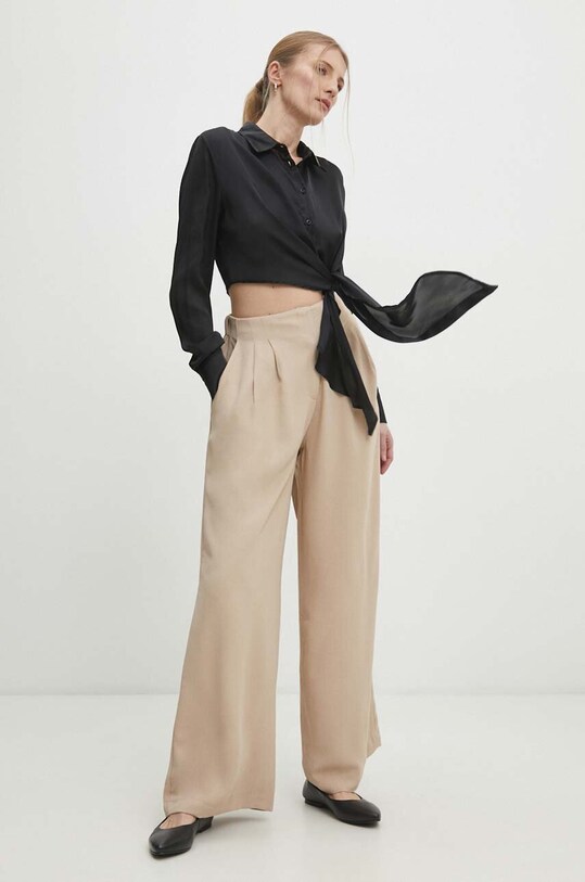 Answear.LAB koszula 24y11701.tdb czarny WW24