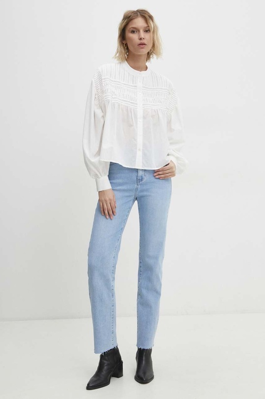 Answear Lab koszula bawełniana 6844.TKK biały WW24