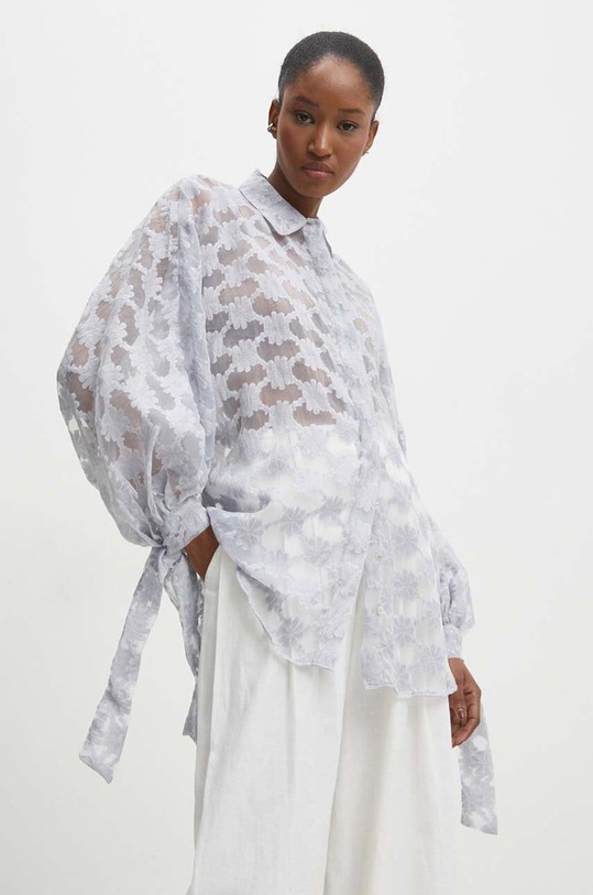 Πουκάμισο Answear.LAB casual γκρί 33648.th