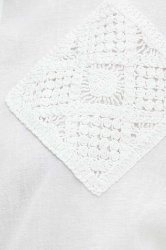 Ленена риза Answear.LAB 4432.th бял