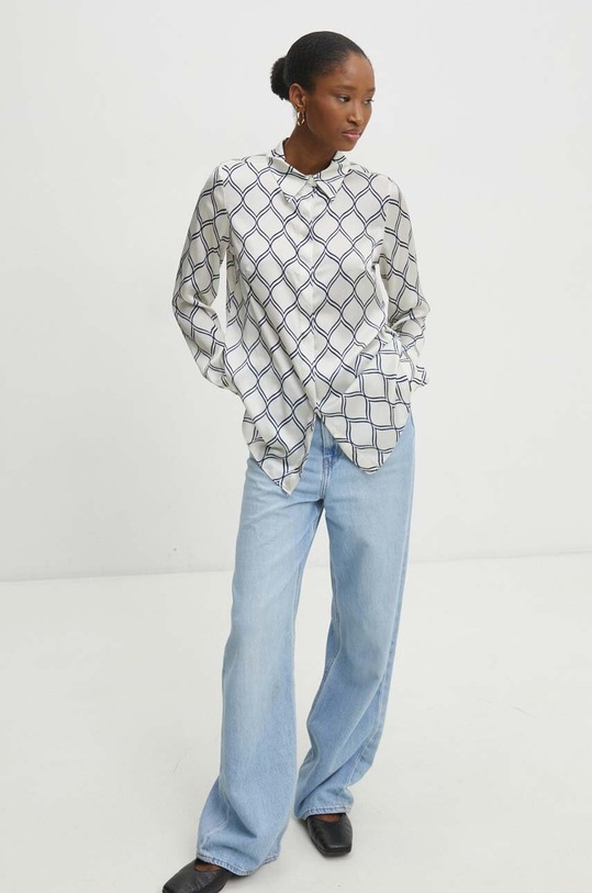 Odzież Answear Lab koszula 1232.th beżowy