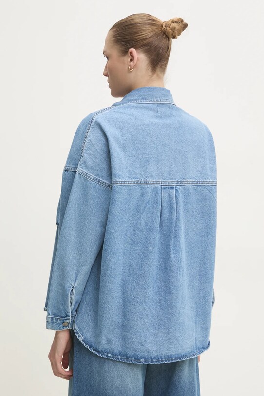 Îmbrăcăminte Answear Lab cămașă din denim j66.th albastru