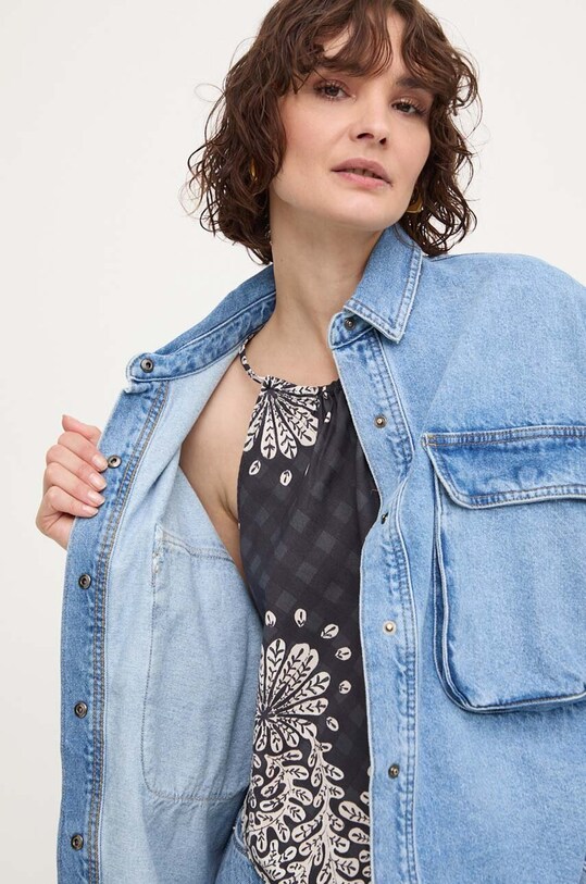Answear Lab cămașă din denim j66.th