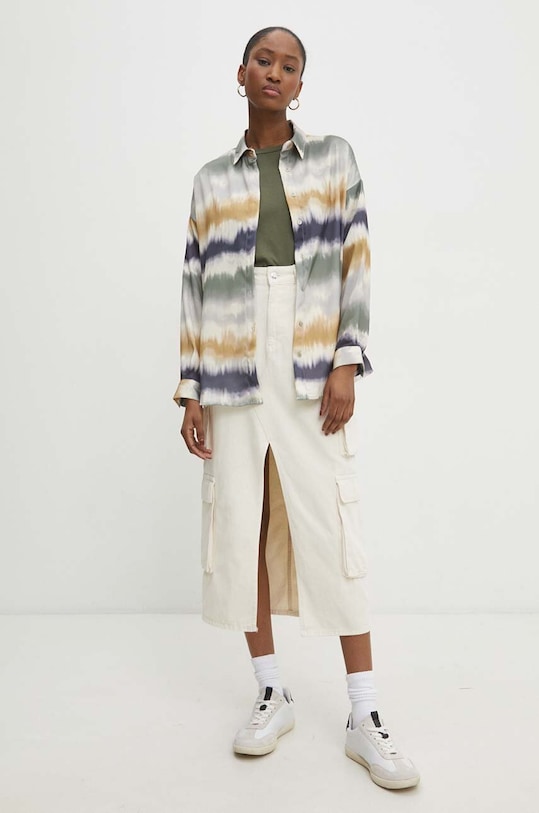 Answear Lab koszula kdd04w.tjs zielony WW24