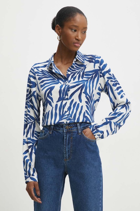 Košile Answear.LAB regular modrá A080697.hjs