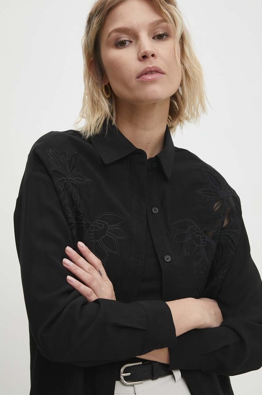 Košeľa Answear.LAB FY9097.HWK čierna WW24