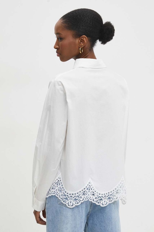 Odzież Answear Lab koszula bawełniana wh210.iw biały