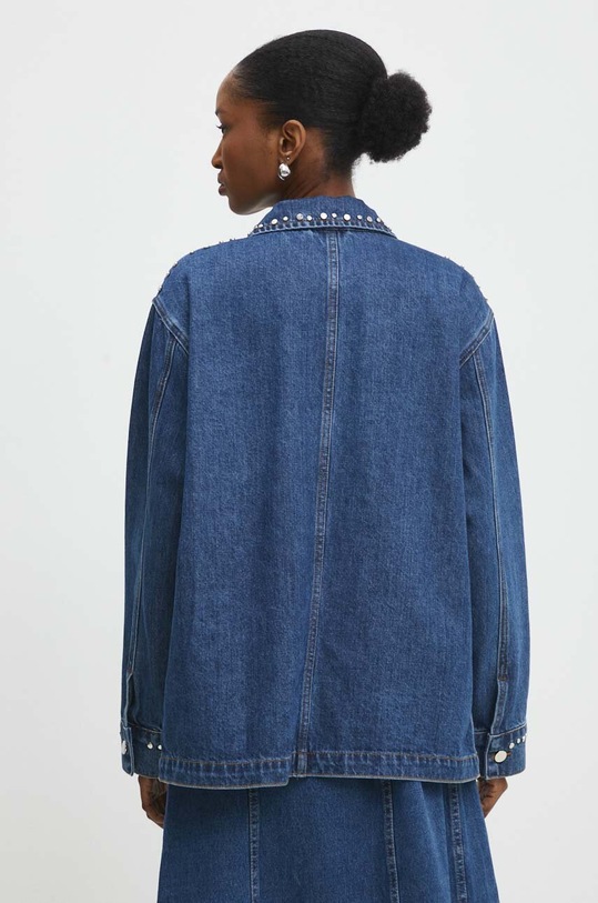 Odzież Answear Lab koszula jeansowa 2443.ijs niebieski
