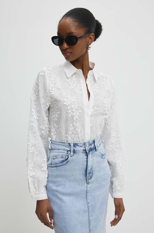 Answear Lab koszula bawełniana bawełna biały sc96.fh