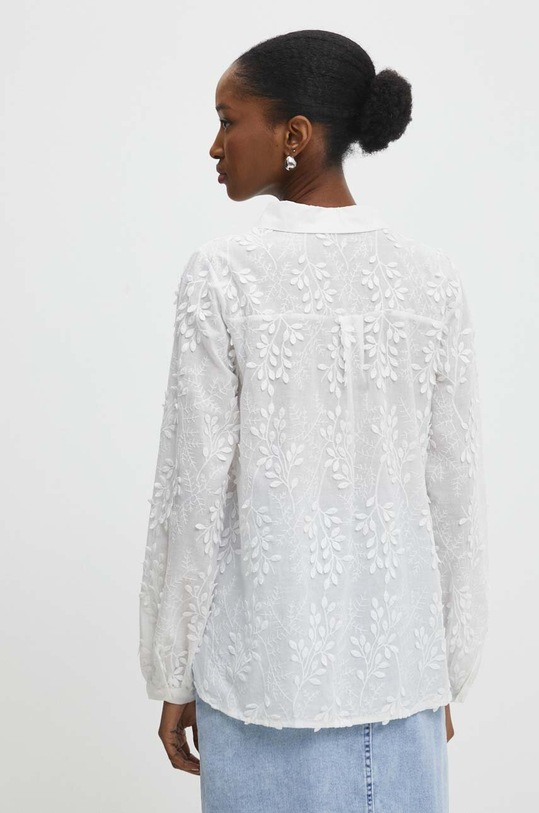 Odzież Answear Lab koszula bawełniana sc96.fh biały