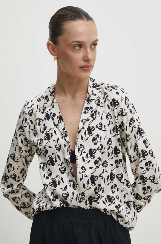 Сорочка Answear Lab довгий білий mj28461.fh