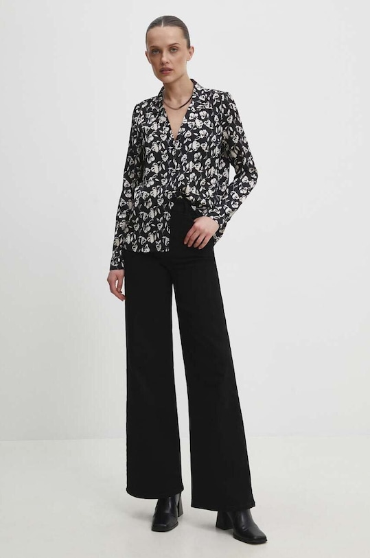 Сорочка Answear.LAB mj28461.fh чорний WW24