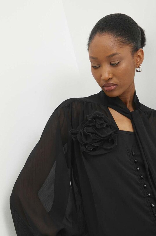 Answear Lab cămașă negru a68353.ijs