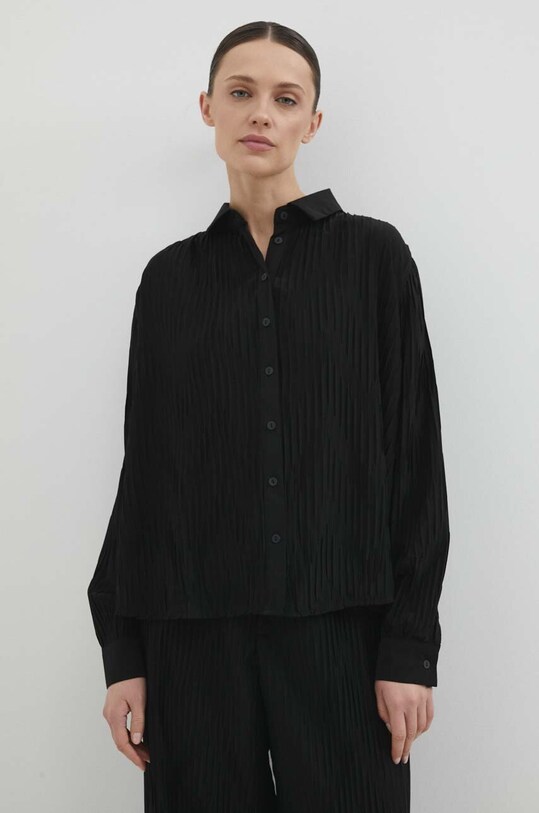 Сорочка Answear.LAB довгий чорний 22216.ijs