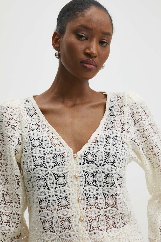 Answear Lab koszula beżowy 37184yt.ijs