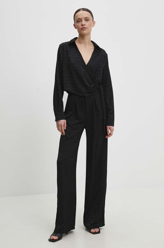 Answear Lab cămașă 37166jt.ijs negru WW24