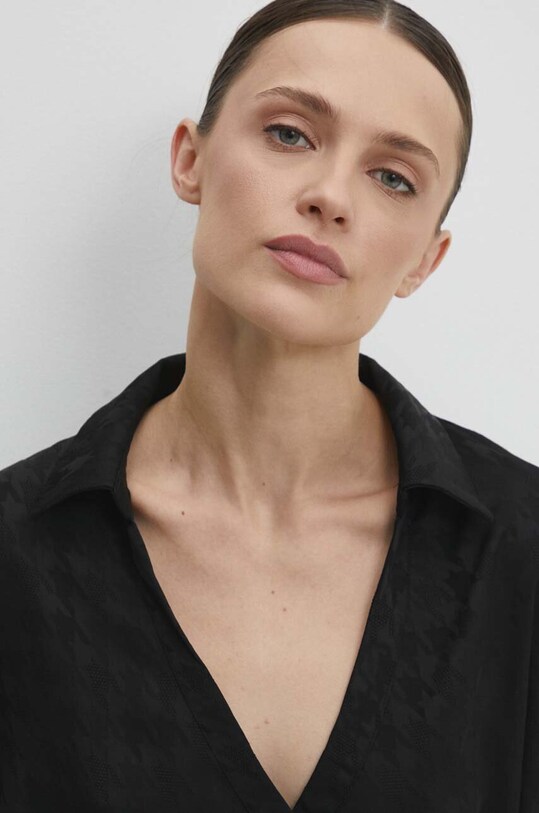 Answear Lab cămașă negru 37166jt.ijs