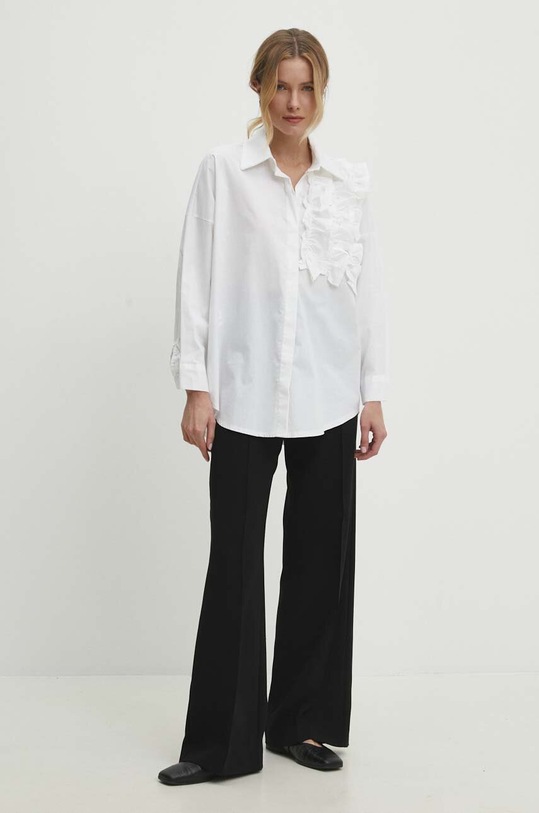 Answear Lab koszula bawełniana c3399.fkk biały WW24