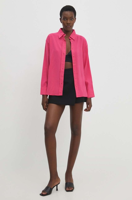 Рубашка Answear.LAB casual розовый 3005.TJS