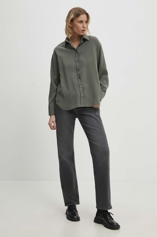 Answear Lab koszula 3005.TJS zielony WW24
