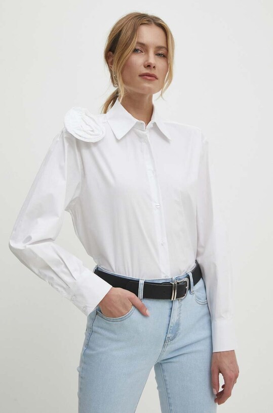 Сорочка Answear.LAB довгий білий 8340.HWK