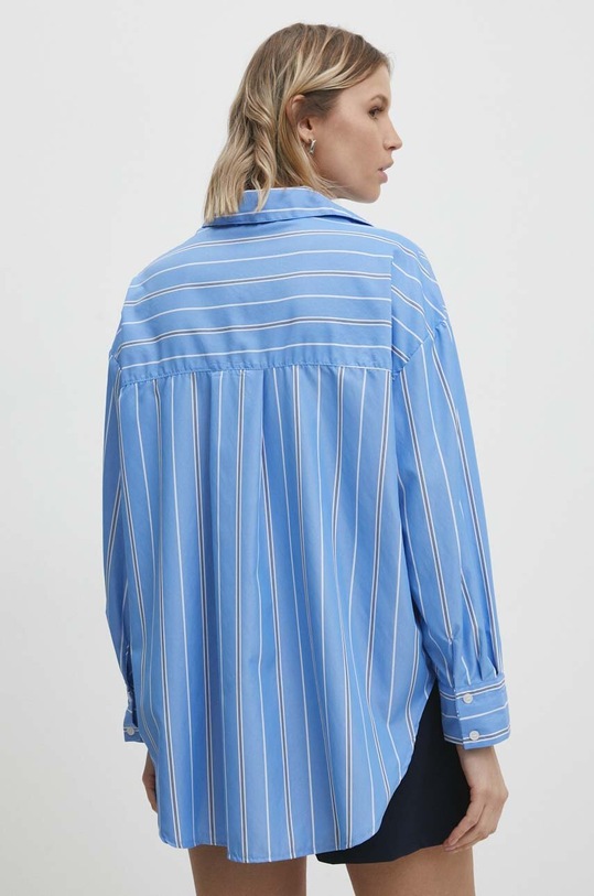 Одяг Бавовняна сорочка Answear Lab sng.kdd075.tjs блакитний