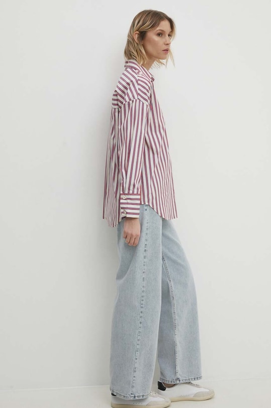 Answear Lab koszula bawełniana sng.kdd076.tjs czerwony WW24