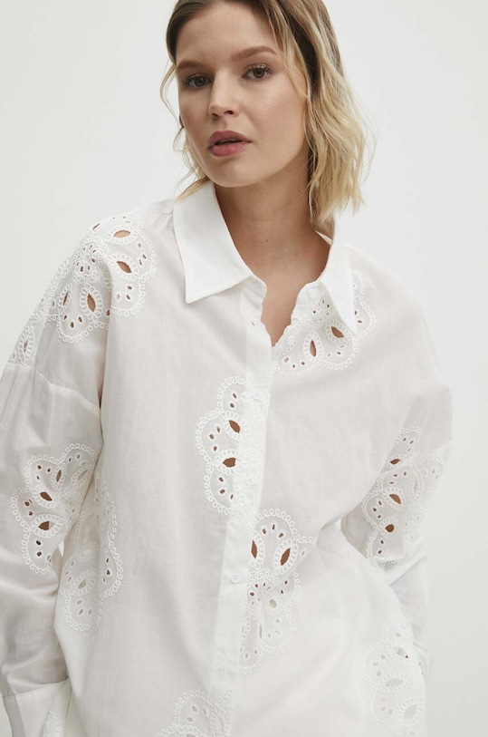 Answear Lab koszula bawełniana biały W17312.HWK