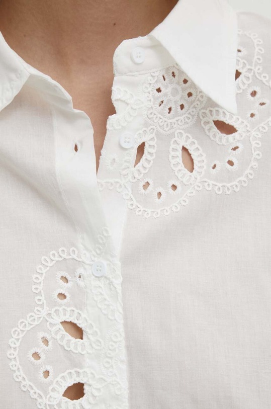 Answear Lab koszula bawełniana W17312.HWK biały