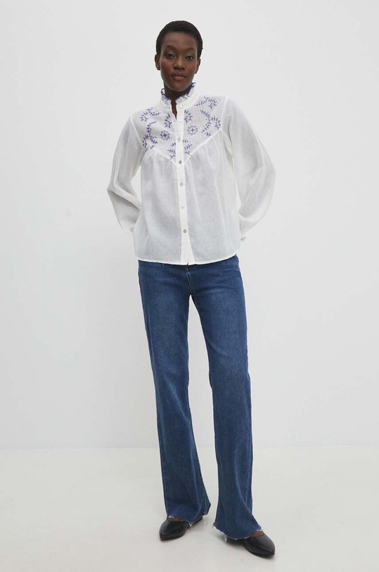 Answear.LAB koszula R3328.HWK biały WW24