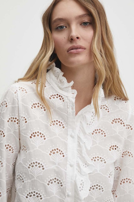 Answear Lab koszula bawełniana biały 81052.HWK