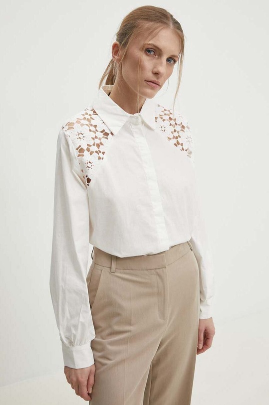 Бавовняна сорочка Answear Lab casual білий WH271.HWK