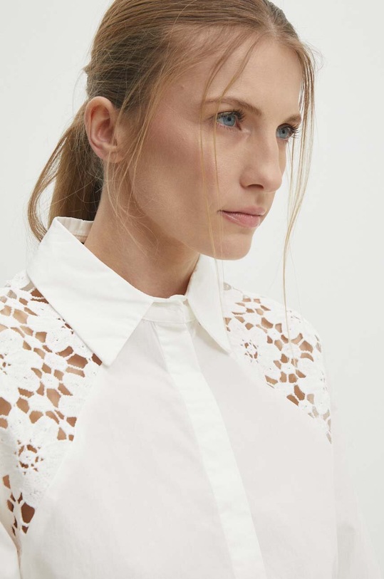 Бавовняна сорочка Answear Lab білий WH271.HWK