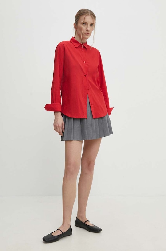 Answear Lab koszula bawełniana 2402.td czerwony WW24