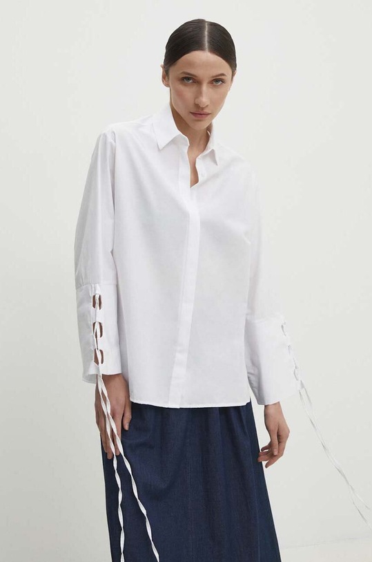 Бавовняна сорочка Answear Lab casual білий 6734.td