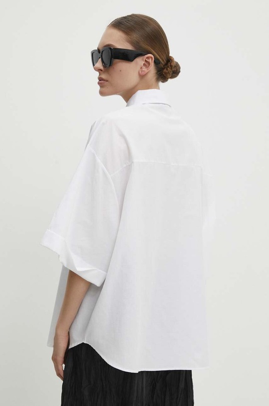 Odzież Answear Lab koszula bawełniana 5482.td biały