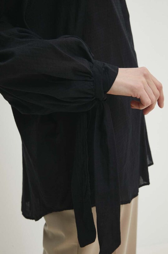 Answear Lab cămașă din bumbac 33624.td negru