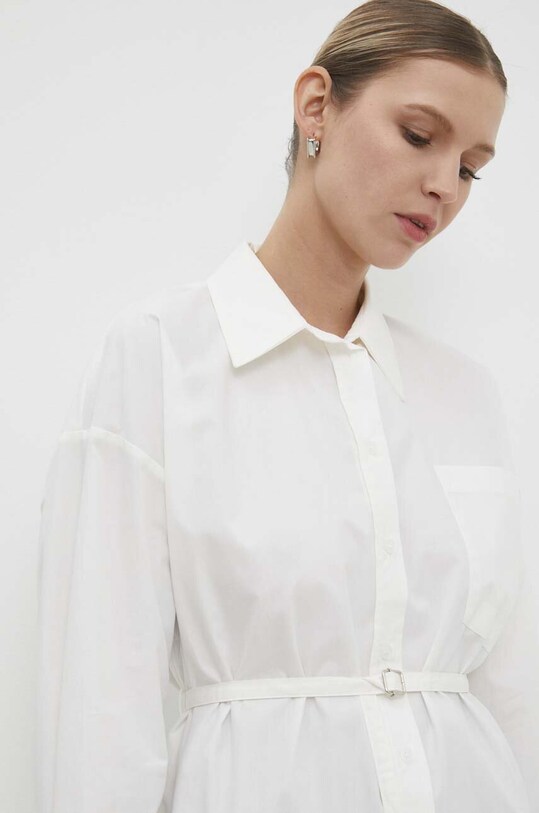 Хлопковая рубашка Answear.LAB 19583.tjs белый