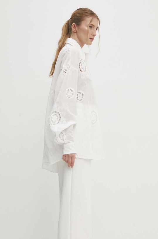 Answear Lab cămașă din bumbac jh3002.ijs alb