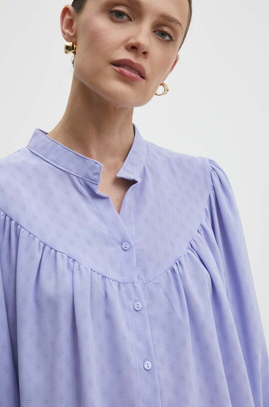 Answear Lab cămașă violet 5336.30.fh