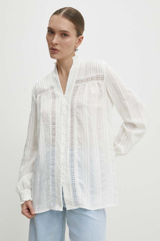 Ρούχα Πουκάμισο Answear.LAB 1099.fh λευκό