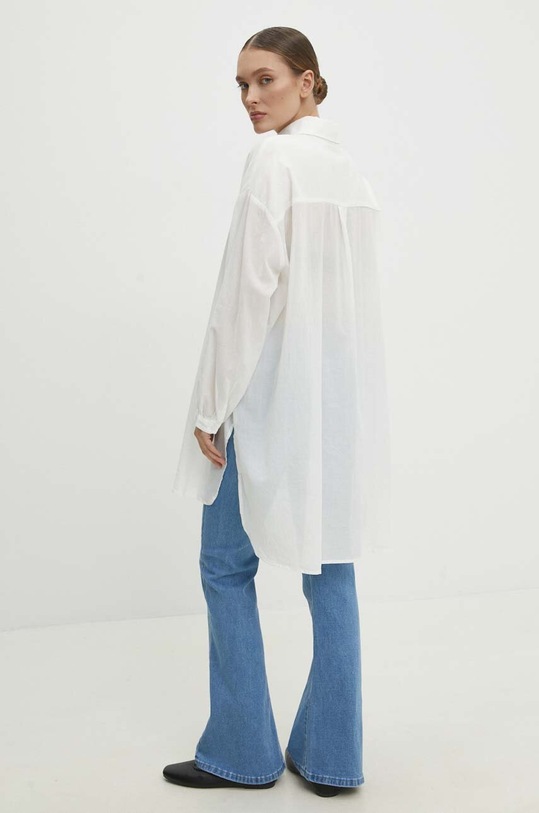 Дрехи Памучна риза Answear Lab sc95.FKK бял