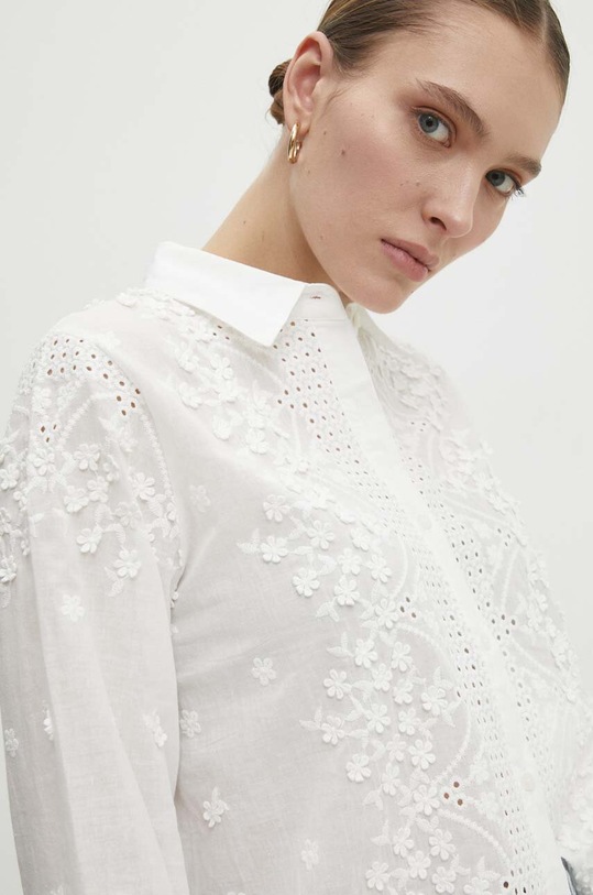 Answear Lab koszula bawełniana sc153.FKK biały