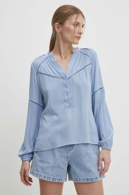 Answear.LAB bluzka regular niebieski ch664.FKK