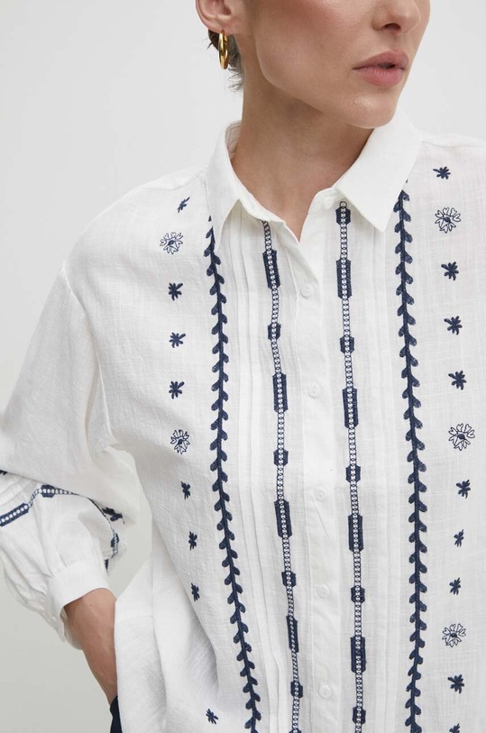 Answear Lab koszula bawełniana klasyczny biały A6853.HWK