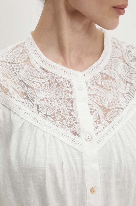 Answear.LAB koszula z lnem 904.HWK biały