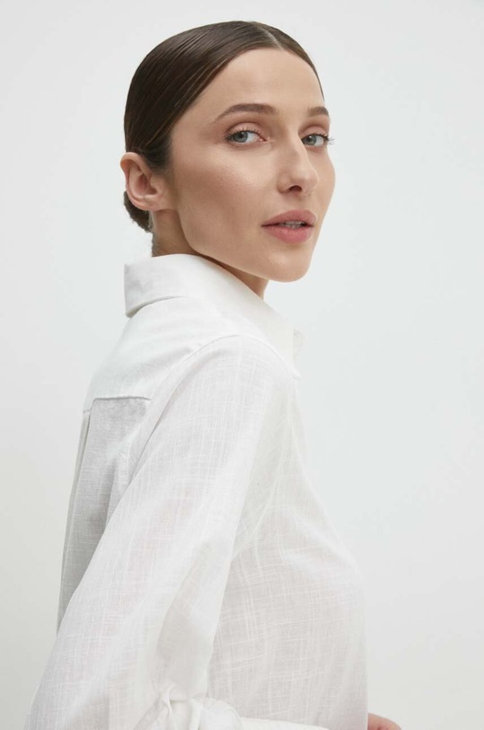 Bavlněná košile Answear.LAB bílá A255.HWK