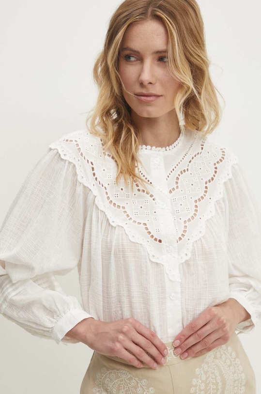 Answear Lab koszula bawełniana casual biały 928.HWK