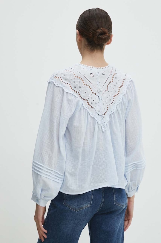 Odzież Answear Lab koszula bawełniana 928.HWK niebieski