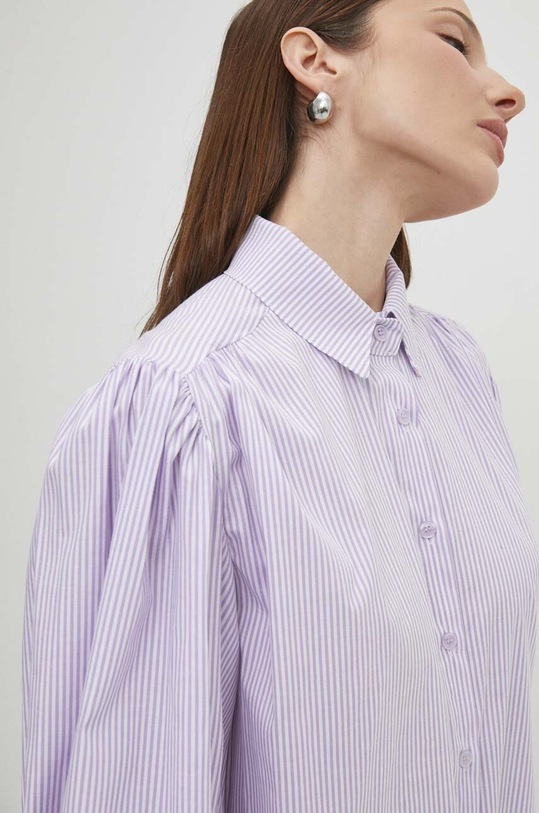 Answear.LAB koszula bawełniana c80566.IJS fioletowy